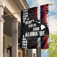Hawaii 1959 Statehood Day Garden Flag Classic Style LT05 House Flag Black - Polynesian Pride