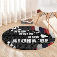 Hawaii 1959 Statehood Day Round Carpet Classic Style