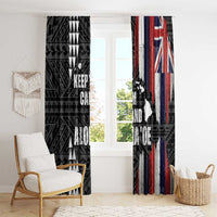 Hawaii 1959 Statehood Day Window Curtain Classic Style LT05 - Polynesian Pride