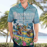 Hawaii Outrigger Canoe Race Hawaiian Shirt Polynesian Style Watercolor Style LT05 - Polynesian Pride