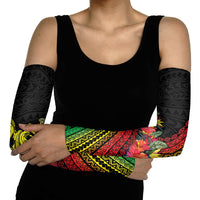 Retro Hawaiian Singer Arm Sleeves Polynesian Style Tropical Flowers LT05 - Polynesian Pride