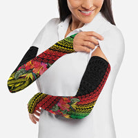 Retro Hawaiian Singer Arm Sleeves Polynesian Style Tropical Flowers LT05 - Polynesian Pride