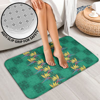 Hawaii Waikiki King Bathroom Set Green Quilt With Pua Manu LT05 - Polynesian Pride