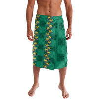 Hawaii Waikiki King Lavalava Green Quilt With Pua Manu LT05 Green - Polynesian Pride