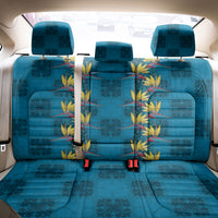 Hawaii Waikiki King Back Car Seat Cover Blue Quilt With Pua Manu LT05 - Polynesian Pride