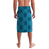 Hawaii Waikiki King Lavalava Blue Quilt With Pua Manu LT05 - Polynesian Pride