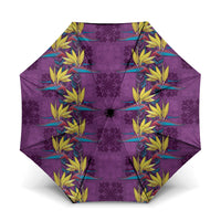 Hawaii Waikiki King Umbrella Purple Quilt With Pua Manu LT05 One Size Folded 11.42 inch Opened Diameter 37.4 inch Purple - Polynesian Pride
