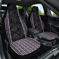 Hawaii Queen Liliuokalani Car Seat Cover Hawaiian Lei Pua Kalaunu LT05 One Size Black - Polynesian Pride