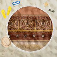 Polynesian Princess Inspired Cosplay Costume Beach Blanket Traditional Tapa Pattern