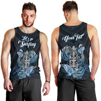 Personalised Polynesia Go Surfing Men Tank Top The Pacific Wave Of Water LT05 - Polynesian Pride