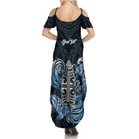 Personalised Polynesia Go Surfing Summer Maxi Dress The Pacific Wave Of Water LT05 - Polynesian Pride