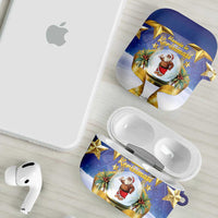 Samoa Christmas AirPods Case Snow Globe With Samoan Santa LT05 - Polynesian Pride
