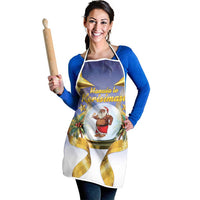 Samoa Christmas Apron Snow Globe With Samoan Santa LT05 - Polynesian Pride