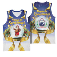 Samoa Christmas Basketball Jersey Snow Globe With Samoan Santa LT05 - Polynesian Pride