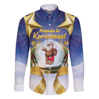 Samoa Christmas Family Matching Summer Maxi Dress and Hawaiian Shirt Snow Globe With Samoan Santa - Polynesian Pride