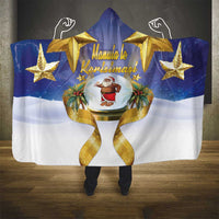 Samoa Christmas Hooded Blanket Snow Globe With Samoan Santa - Polynesian Pride