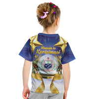 Samoa Christmas Kid T Shirt Snow Globe With Samoan Santa LT05 - Polynesian Pride