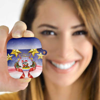 American Samoa Christmas AirPods Case Seashell Santa Beach Vibes LT05 - Polynesian Pride