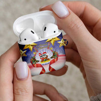 American Samoa Christmas AirPods Case Seashell Santa Beach Vibes LT05 - Polynesian Pride
