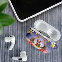 American Samoa Christmas AirPods Case Seashell Santa Beach Vibes LT05 - Polynesian Pride