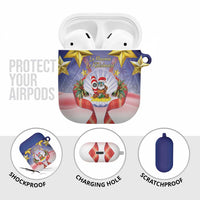American Samoa Christmas AirPods Case Seashell Santa Beach Vibes LT05 - Polynesian Pride