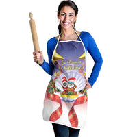 American Samoa Christmas Apron Seashell Santa Beach Vibes LT05 - Polynesian Pride