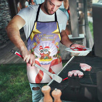 American Samoa Christmas Apron Seashell Santa Beach Vibes LT05 - Polynesian Pride
