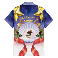 American Samoa Christmas Family Matching Puletasi and Hawaiian Shirt Seashell Santa Beach Vibes - Polynesian Pride