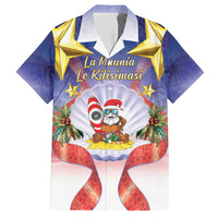 American Samoa Christmas Hawaiian Shirt Seashell Santa Beach Vibes - Polynesian Pride
