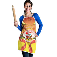 French Polynesia Christmas Apron Seashell Santa Beach Vibes LT05 - Polynesian Pride