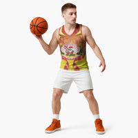 French Polynesia Christmas Basketball Jersey Seashell Santa Beach Vibes LT05 - Polynesian Pride