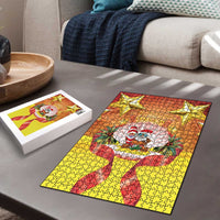 French Polynesia Christmas Puzzle Seashell Santa Beach Vibes LT05 - Polynesian Pride