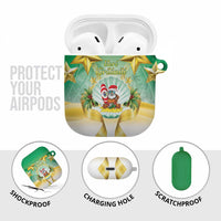 Cook Islands Christmas AirPods Case Seashell Santa Beach Vibes LT05 - Polynesian Pride