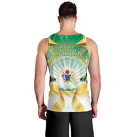 Cook Islands Christmas Men Tank Top Seashell Santa Beach Vibes - Polynesian Pride