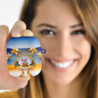 Marshall Islands Christmas AirPods Case Seashell Santa Beach Vibes LT05 - Polynesian Pride