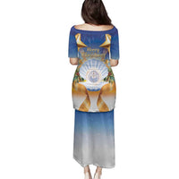 Marshall Islands Christmas Family Matching Puletasi and Hawaiian Shirt Seashell Santa Beach Vibes - Polynesian Pride