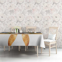 Marshall Islands Christmas Tablecloth Seashell Santa Beach Vibes - Polynesian Pride