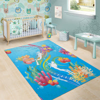 Under The Sea Scuba Diving Area Rug Polynesian Pattern LT05 - Polynesian Pride