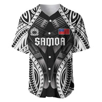 Personalised Remember Samoa Black Saturday Baseball Jersey Samoa Mo Samoa LT05 Black - Polynesian Pride