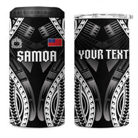 Personalised Remember Samoa Black Saturday 4 in 1 Can Cooler Tumbler Samoa Mo Samoa - Polynesian Pride