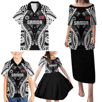 Personalised Remember Samoa Black Saturday Family Matching Puletasi and Hawaiian Shirt Samoa Mo Samoa LT05 - Polynesian Pride