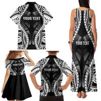 Personalised Remember Samoa Black Saturday Family Matching Tank Maxi Dress and Hawaiian Shirt Samoa Mo Samoa LT05 - Polynesian Pride