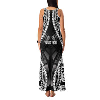 Personalised Remember Samoa Black Saturday Family Matching Tank Maxi Dress and Hawaiian Shirt Samoa Mo Samoa LT05 - Polynesian Pride