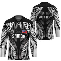 Personalised Remember Samoa Black Saturday Hockey Jersey Samoa Mo Samoa LT05 - Polynesian Pride
