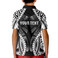 Personalised Remember Samoa Black Saturday Kid Polo Shirt Samoa Mo Samoa LT05 - Polynesian Pride