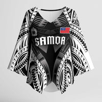 Personalised Remember Samoa Black Saturday Kimono Sleeve Blouse Samoa Mo Samoa LT05 Female Black - Polynesian Pride