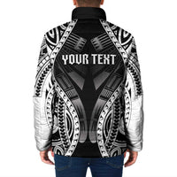 Personalised Remember Samoa Black Saturday Padded Jacket Samoa Mo Samoa LT05 - Polynesian Pride