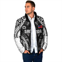 Personalised Remember Samoa Black Saturday Padded Jacket Samoa Mo Samoa LT05 - Polynesian Pride