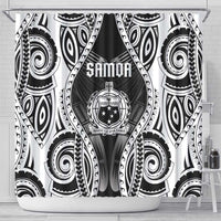 Remember Samoa Black Saturday Shower Curtain Samoa Mo Samoa - Polynesian Pride