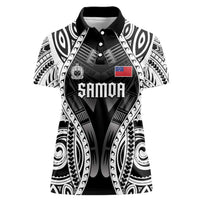 Personalised Remember Samoa Black Saturday Women Polo Shirt Samoa Mo Samoa - Polynesian Pride